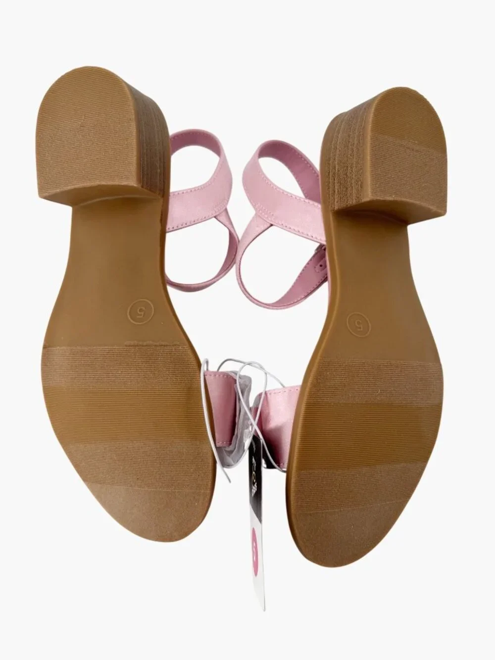 NEW art class Kids' Belle Satin Dress Heels - Blush - Size 5